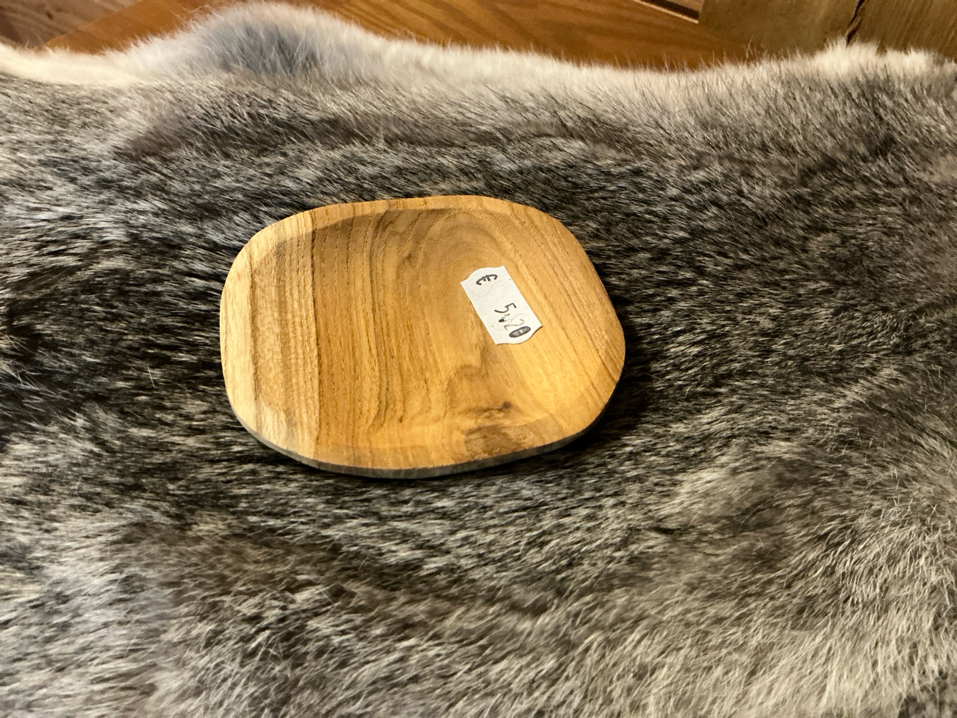 Houten schaaltje voor amberblokjes