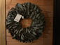 Krans palm petal wreath 40cm grey smoke