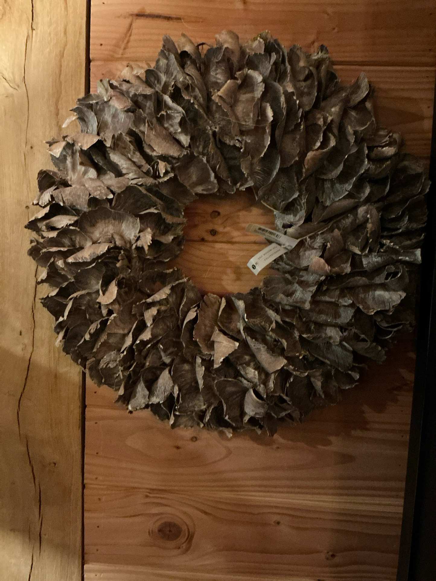 Kransen palm petal wreath 55cm