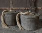 Pot met deksel en koord celebes Afmeting ca. (HxBxD) 16x17x17 cm