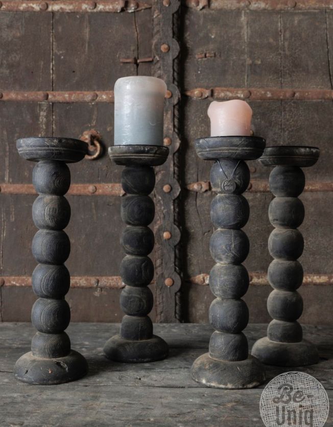 Kandelaar Bobbin Afmeting ca. (HxBxD) 43x13x13 cm