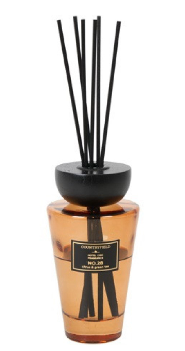 Geurstokjes Hotel Chic citrus & green tea 200ml ronde fles