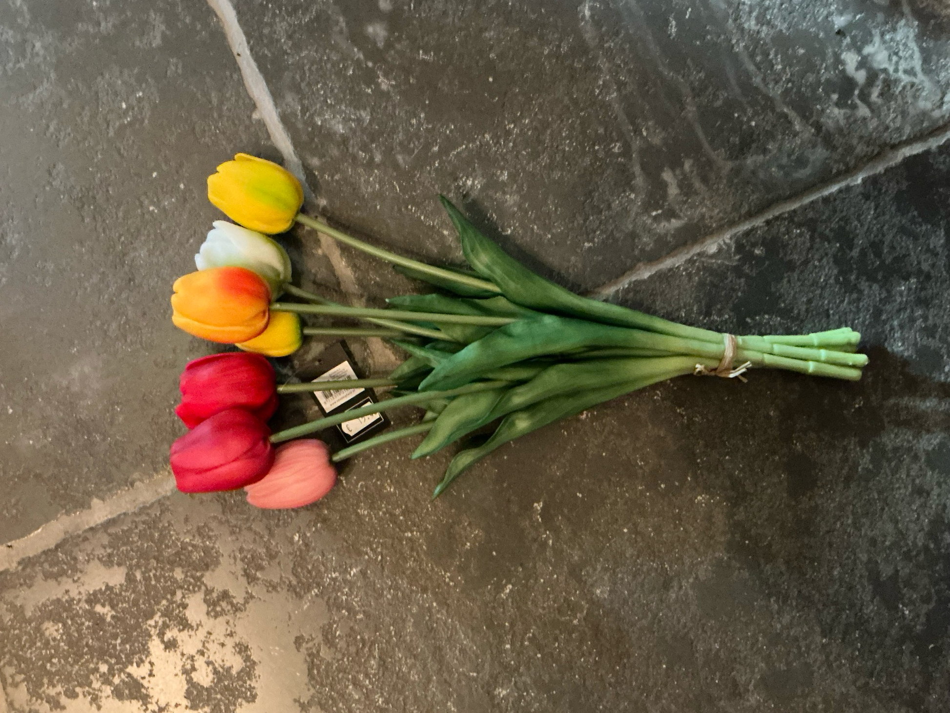 Boeket tulpen verschillende kleuren (7) 40cm lang