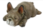 Hond liggend bruin-L21,5B12H8,5CM