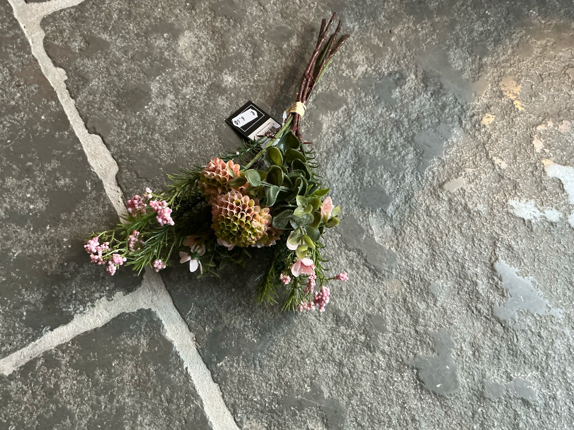 Kunstbundel dahlia roze