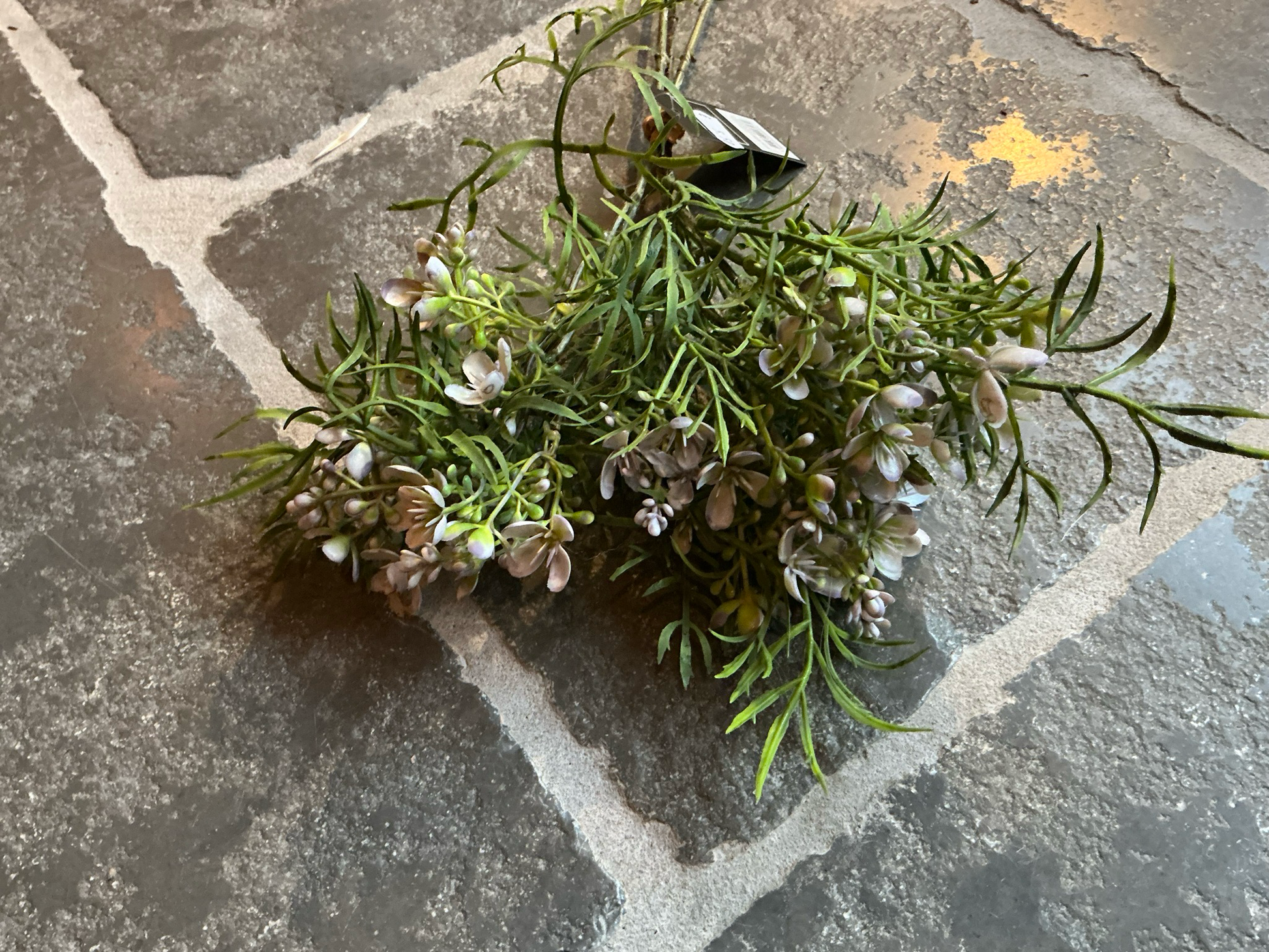 Kunstbundel brassica wit