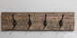 Kapstok met 4 haken  Afmeting ca. (HxBxD) 20x80x3 cm