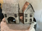 Roest huisje 17x24x11 cm