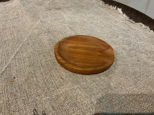 Houten schaaltje voor amberblokje