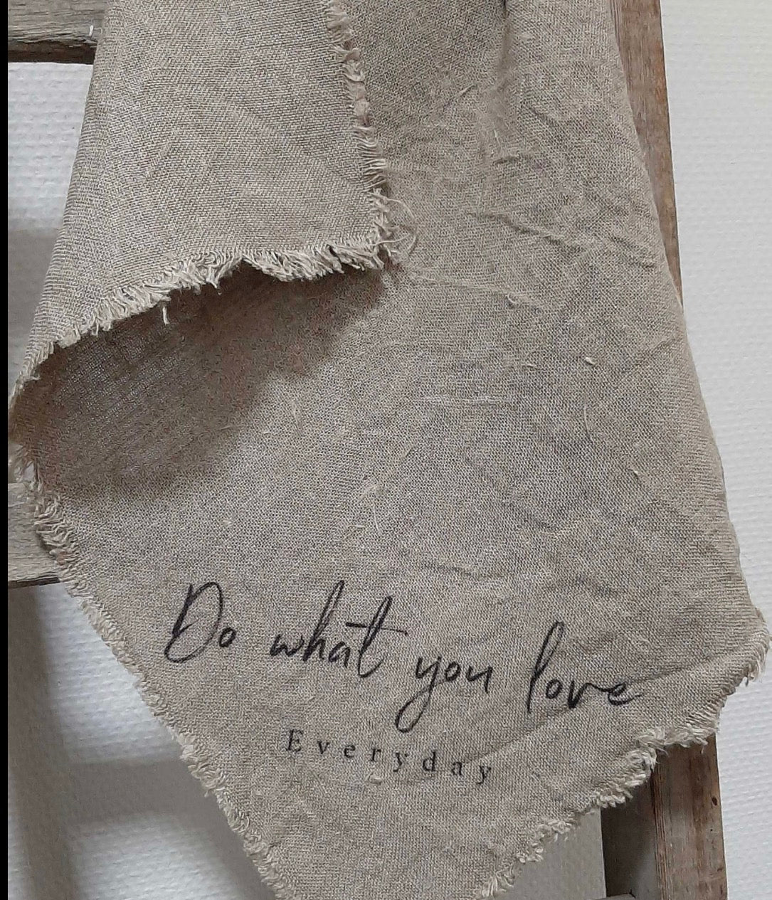 Shabby doek Do What you love 50x50cm