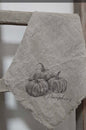 Shabby doek pompoen 50x50cm