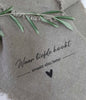 Shabby doek met zeiloog waar liefde kookt 50x50 cm