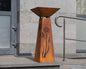 Zuil paardenbloem compleet met bloembak 116x44cm