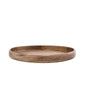 Dusten Natural mango wood round tray big