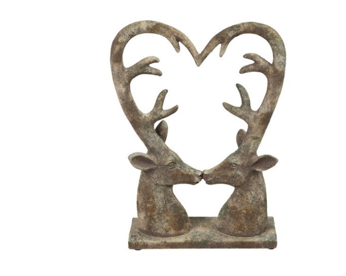 Hert hart L grijs-30,5x9x39,5CM