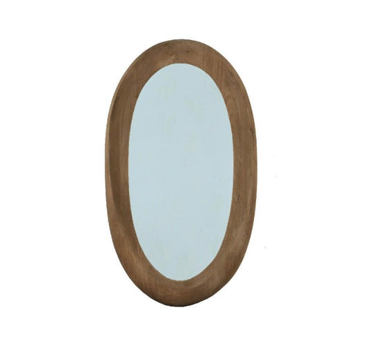 Noam Brown mango wood oval mirror