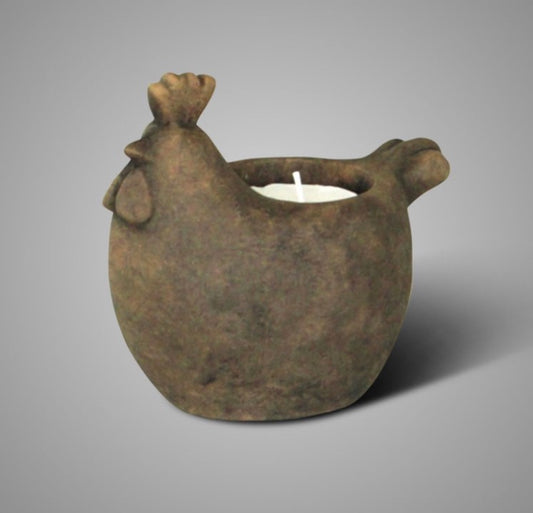 Tealightcup Chicken Majestic Brown M D.17 H.16