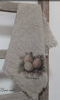 Shabby doek eieren 50x50cm