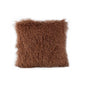 Fluffy kussen bruin