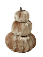 Pompoenen op elkaar beige bruin-10,5x10,5x17CM