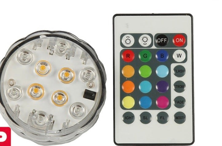 LED Lamp Disc Rinse kleur,flash&flame-7x7x3CM