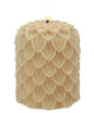 Ledkaarsen dennenkegel met afstandsbediening 8,5x8,5x10CM