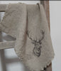 Shabby doek rendier 50x50cm