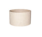 Rivvo Natural cotton linen lampshade round low