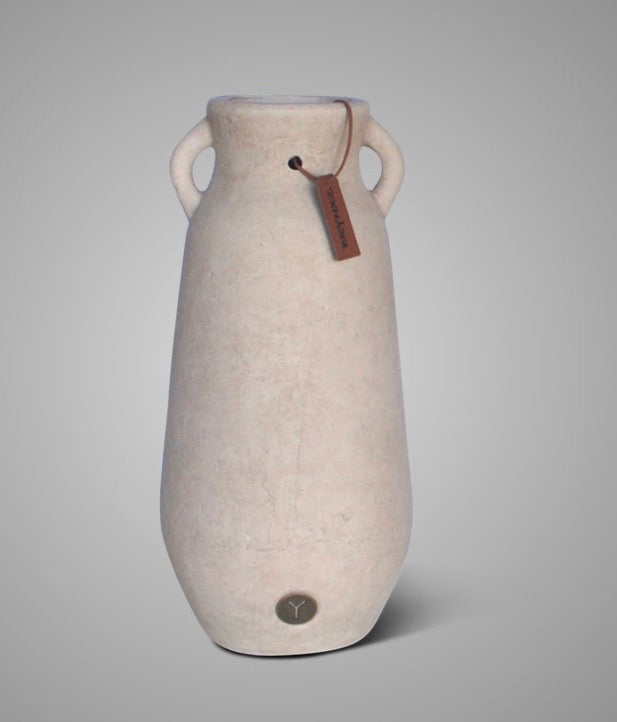 Jug Two Ears With Leather Rope Majestic Taupe L D.19 H.40