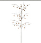 Tak met gouden bolletjes 	78.0 x 25.0 x 135.0 cm