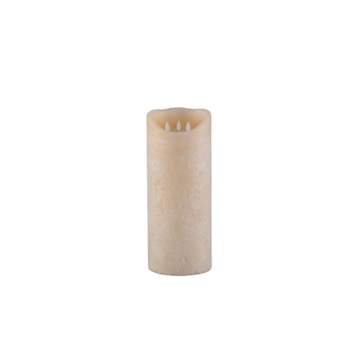 Led Light candle New Rustic wit movable flame M