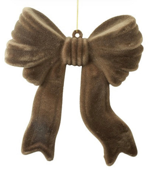 Strik in veloers bruin-20x20x22,8CM