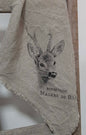 Shabby doek hertje 50x50cm