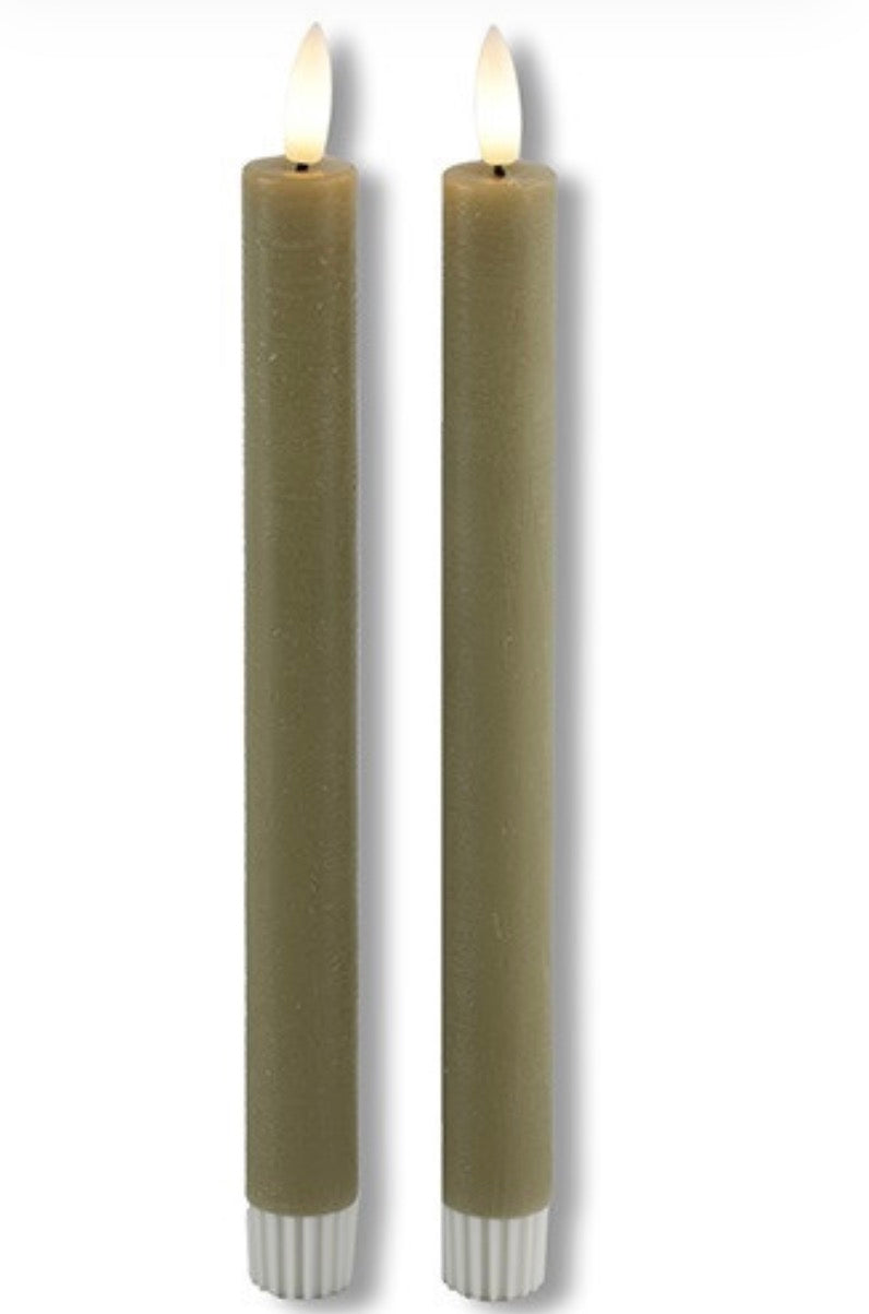 LED Kaars Diner Ø2,2CM Lyon L s2 beige-2,2x2,2x24CM