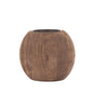 Kandelaar in dark brown 	17.0 x 17.0 x 28.0 cm