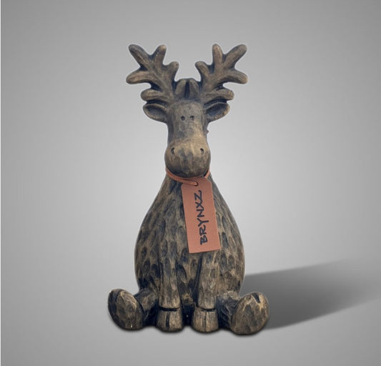 Sitting Rudolph Himself Majestic Brown L D.14 H.23