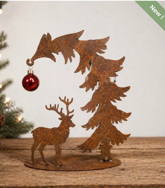 Kerstboom met rendier