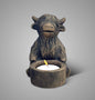 Tealightcup Scotty Majestic Brown L D.17 H.16