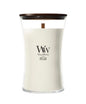WW NEW White Teak Large Candle