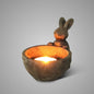 Tealightcup Hare Surprise Majestic Brown L D.16 H.12