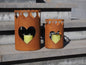 Windlicht roest met hart setje van 2

Afmetingen: 20 x 20 x 30 cm