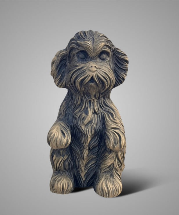 Labradoodle zittend Brown D.11 H.20